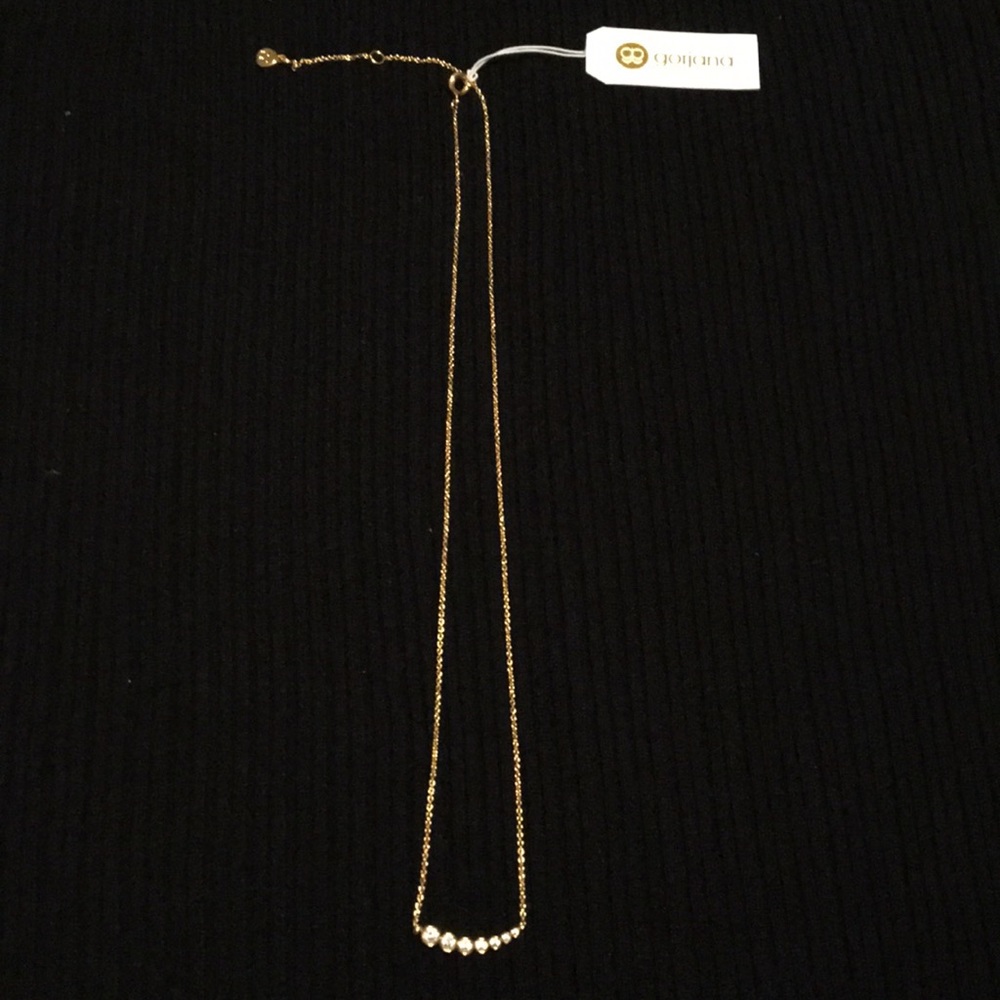 Gorjana Candice shimmer necklace.